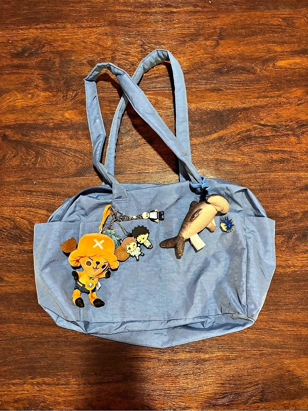 Baggu X UO Everyday Cloud Bag in Blue Steel
